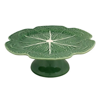 Bordallo Pinheiro Cabbage cake stand 31 cm. - 12.20 in. - Buy now on ShopDecor - Discover the best products by BORDALLO PINHEIRO design