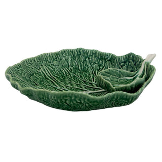 Bordallo Pinheiro Cabbage Leaf with Bowl bowl 34 cm. - Buy now on ShopDecor - Discover the best products by BORDALLO PINHEIRO design