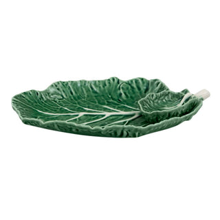 Bordallo Pinheiro Cabbage Leaf with Bowl plate 28 cm. - Buy now on ShopDecor - Discover the best products by BORDALLO PINHEIRO design