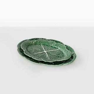 Bordallo Pinheiro Cabbage oval platter 37.5x26 cm. - Buy now on ShopDecor - Discover the best products by BORDALLO PINHEIRO design