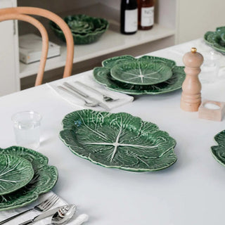 Bordallo Pinheiro Cabbage oval platter 43x32 cm. - Buy now on ShopDecor - Discover the best products by BORDALLO PINHEIRO design