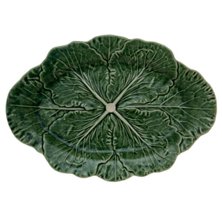 Bordallo Pinheiro Cabbage oval platter 43x32 cm. Bordallo Pinheiro Natural - Buy now on ShopDecor - Discover the best products by BORDALLO PINHEIRO design