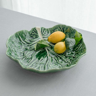 Bordallo Pinheiro Cabbage salad bowl 32.5 cm. - Buy now on ShopDecor - Discover the best products by BORDALLO PINHEIRO design