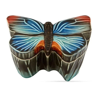 Bordallo Pinheiro Cloudy Butterflies box 24 cm - 9.45 in - Buy now on ShopDecor - Discover the best products by BORDALLO PINHEIRO design