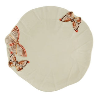 Bordallo Pinheiro Cloudy Butterflies dinner plate 36 cm - 14.18 inch - Buy now on ShopDecor - Discover the best products by BORDALLO PINHEIRO design