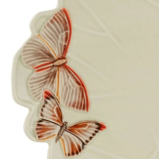 Bordallo Pinheiro Cloudy Butterflies oval platter 47x33 cm. - Buy now on ShopDecor - Discover the best products by BORDALLO PINHEIRO design