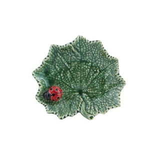 Bordallo Pinheiro Countryside Leaves plate Ladybug - Buy now on ShopDecor - Discover the best products by BORDALLO PINHEIRO design