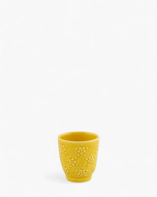 Bordallo Pinheiro Flora coffee cup Yellow - Buy now on ShopDecor - Discover the best products by BORDALLO PINHEIRO design