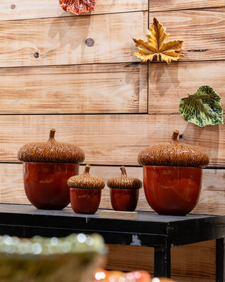 Bordallo Pinheiro Gudrun acorn box - Buy now on ShopDecor - Discover the best products by BORDALLO PINHEIRO design