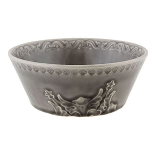 Bordallo Pinheiro Rua Nova bowl diam. 16 cm. Bordallo Pinheiro Anthracite - Buy now on ShopDecor - Discover the best products by BORDALLO PINHEIRO design