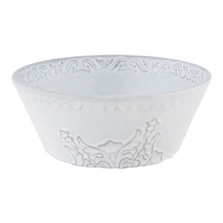 Bordallo Pinheiro Rua Nova bowl diam. 16 cm. Bordallo Pinheiro White Antique - Buy now on ShopDecor - Discover the best products by BORDALLO PINHEIRO design