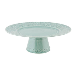 Bordallo Pinheiro Rua Nova cake stand diam. 28 cm. Bordallo Pinheiro Morning Blue - Buy now on ShopDecor - Discover the best products by BORDALLO PINHEIRO design