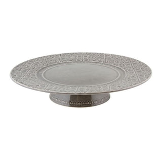 Bordallo Pinheiro Rua Nova cake stand diam. 34 cm. Bordallo Pinheiro Anthracite - Buy now on ShopDecor - Discover the best products by BORDALLO PINHEIRO design