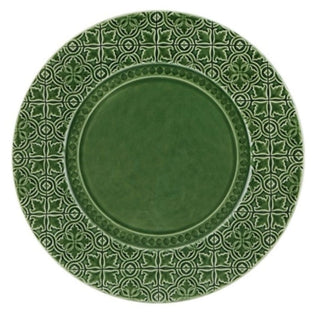 Bordallo Pinheiro Rua Nova charger plate diam. 34 cm. Bordallo Pinheiro Green - Buy now on ShopDecor - Discover the best products by BORDALLO PINHEIRO design