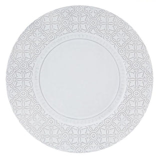 Bordallo Pinheiro Rua Nova charger plate diam. 34 cm. Bordallo Pinheiro White Antique - Buy now on ShopDecor - Discover the best products by BORDALLO PINHEIRO design