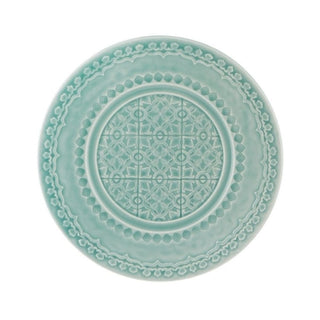 Bordallo Pinheiro Rua Nova fruit plate diam. 22 cm. Bordallo Pinheiro Morning Blue - Buy now on ShopDecor - Discover the best products by BORDALLO PINHEIRO design