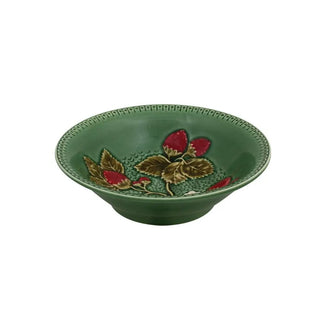 Bordallo Pinheiro Strawberry bowl 18.5 cm - 7.29 in - Buy now on ShopDecor - Discover the best products by BORDALLO PINHEIRO design