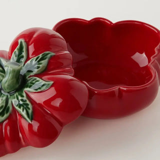 Bordallo Pinheiro Tomate box 15.5x15 cm. - 6.1x5.9 in. - Buy now on ShopDecor - Discover the best products by BORDALLO PINHEIRO design