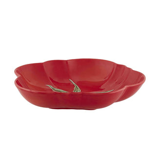 Bordallo Pinheiro Tomate pasta plate diam. 26 cm. - Buy now on ShopDecor - Discover the best products by BORDALLO PINHEIRO design