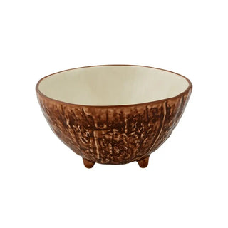Bordallo Pinheiro Tropical Fruits bowl Coconut - Buy now on ShopDecor - Discover the best products by BORDALLO PINHEIRO design