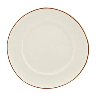 Bordallo Pinheiro Tropical Fruits dinner plate Coconut 27.6 cm. - 10.86 in. - Buy now on ShopDecor - Discover the best products by BORDALLO PINHEIRO design