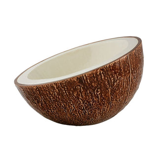 Bordallo Pinheiro Tropical Fruits salad bowl Coconut - Buy now on ShopDecor - Discover the best products by BORDALLO PINHEIRO design