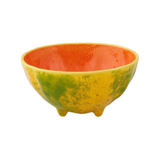 Bordallo Pinheiro Tropical Fruits bowl Papaya diam. 14.2 cm. - Buy now on ShopDecor - Discover the best products by BORDALLO PINHEIRO design