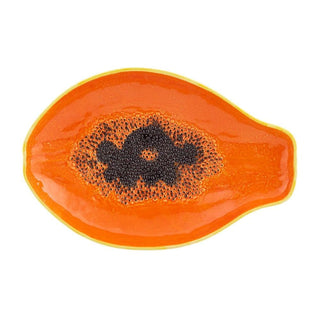 Bordallo Pinheiro Tropical Fruits platter Papaya 35x23.5 cm. - Buy now on ShopDecor - Discover the best products by BORDALLO PINHEIRO design