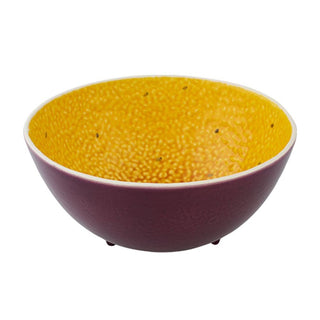 Bordallo Pinheiro Tropical Fruits salad bowl Passion Fruit 24.8x24.6 cm. - Buy now on ShopDecor - Discover the best products by BORDALLO PINHEIRO design