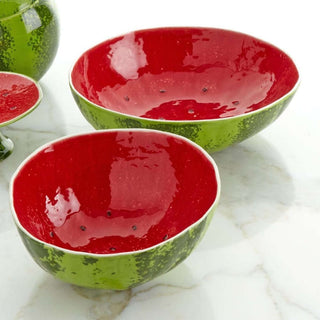 Bordallo Pinheiro Watermelon salad bowl diam. 28 cm. - Buy now on ShopDecor - Discover the best products by BORDALLO PINHEIRO design