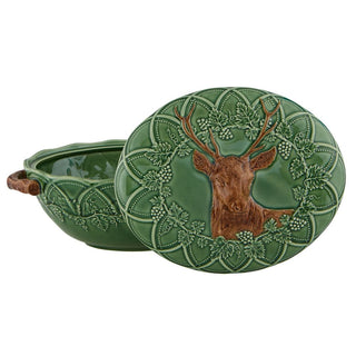 Bordallo Pinheiro Woods Deer tureen 3 lt. - Buy now on ShopDecor - Discover the best products by BORDALLO PINHEIRO design