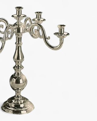 Broggi Ambasciata candlestick silver plated nickel - Buy now on ShopDecor - Discover the best products by BROGGI design