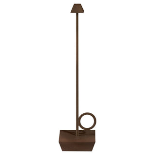 Broggi Bugia portable table lamp corten - Buy now on ShopDecor - Discover the best products by BROGGI design