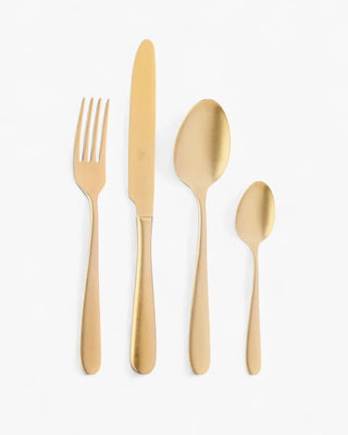 Broggi City 24-piece cutlery set PVD Gold - Buy now on ShopDecor - Discover the best products by BROGGI design