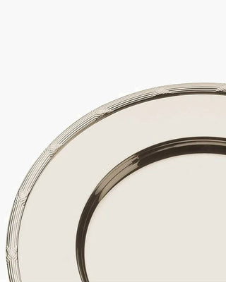 Broggi Classica presentation plate with decoration silver plated nickel - Buy now on ShopDecor - Discover the best products by BROGGI design