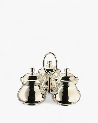 Broggi Classica sugar holder silver plated nickel - Buy now on ShopDecor - Discover the best products by BROGGI design