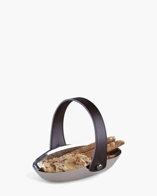 Broggi Essenza bread/fruit basket with handle Oval - Buy now on ShopDecor - Discover the best products by BROGGI design