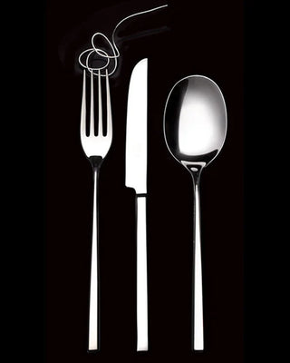 Broggi Gualtiero Marchesi set 24 cutlery polished steel - Buy now on ShopDecor - Discover the best products by BROGGI design