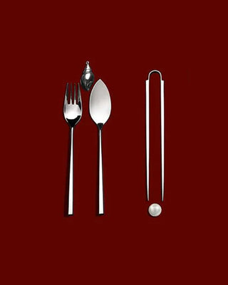 Broggi Gualtiero Marchesi set 24 cutlery polished steel - Buy now on ShopDecor - Discover the best products by BROGGI design