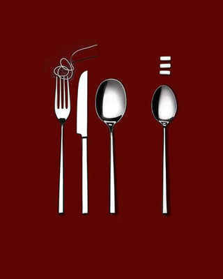 Broggi Gualtiero Marchesi set 24 cutlery polished steel - Buy now on ShopDecor - Discover the best products by BROGGI design