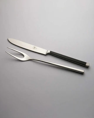 Broggi Gualtiero Marchesi steak fork polished steel - Buy now on ShopDecor - Discover the best products by BROGGI design