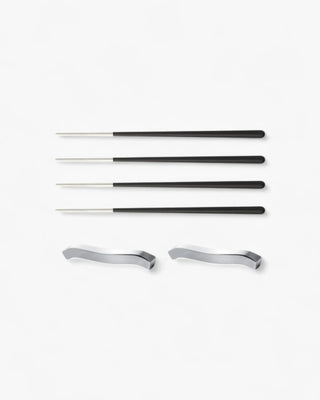 Broggi Kyoto set 4 chopsticks Black - Buy now on ShopDecor - Discover the best products by BROGGI design