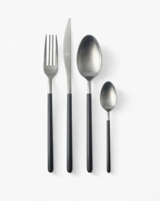 Broggi Kyoto Black set 24-piece cutlery set Steel Black - Buy now on ShopDecor - Discover the best products by BROGGI design