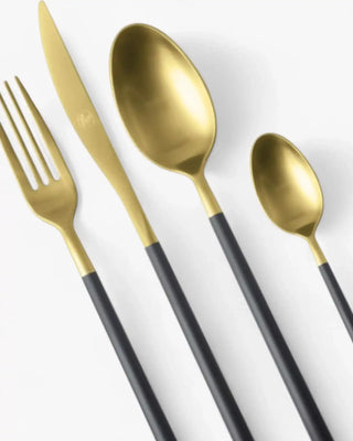 Broggi Kyoto Black set 24-piece cutlery set - Buy now on ShopDecor - Discover the best products by BROGGI design