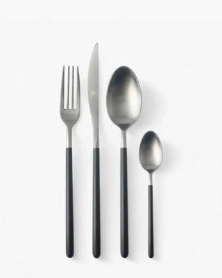 Broggi Kyoto Black set 24-piece cutlery set Steel Black - Buy now on ShopDecor - Discover the best products by BROGGI design