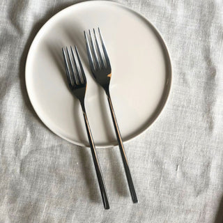 Broggi Gualtiero Marchesi dessert fork polished steel - Buy now on ShopDecor - Discover the best products by BROGGI design