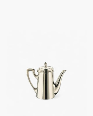 Broggi Rubans coffee maker with spout silver plated nickel 24 cl - 0.26 qt - Buy now on ShopDecor - Discover the best products by BROGGI design