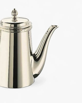 Broggi Rubans coffee maker with spout silver plated nickel - Buy now on ShopDecor - Discover the best products by BROGGI design