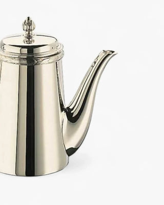 Broggi Rubans coffee maker with spout silver plated nickel - Buy now on ShopDecor - Discover the best products by BROGGI design