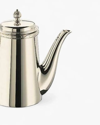 Broggi Rubans coffee maker with spout silver plated nickel - Buy now on ShopDecor - Discover the best products by BROGGI design